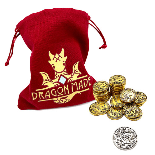 Flamecraft metal coins - coins,